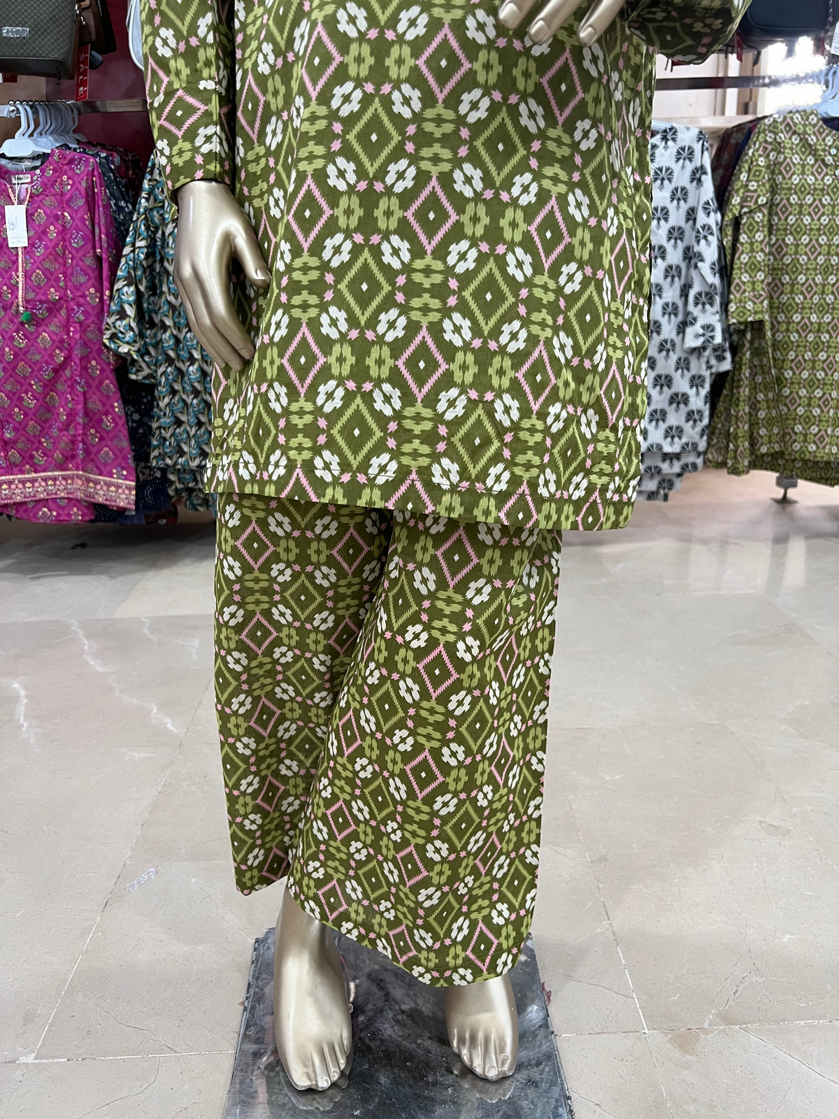 Girls’ Cotton Co-Ord Set – Flapper-Style Trousers