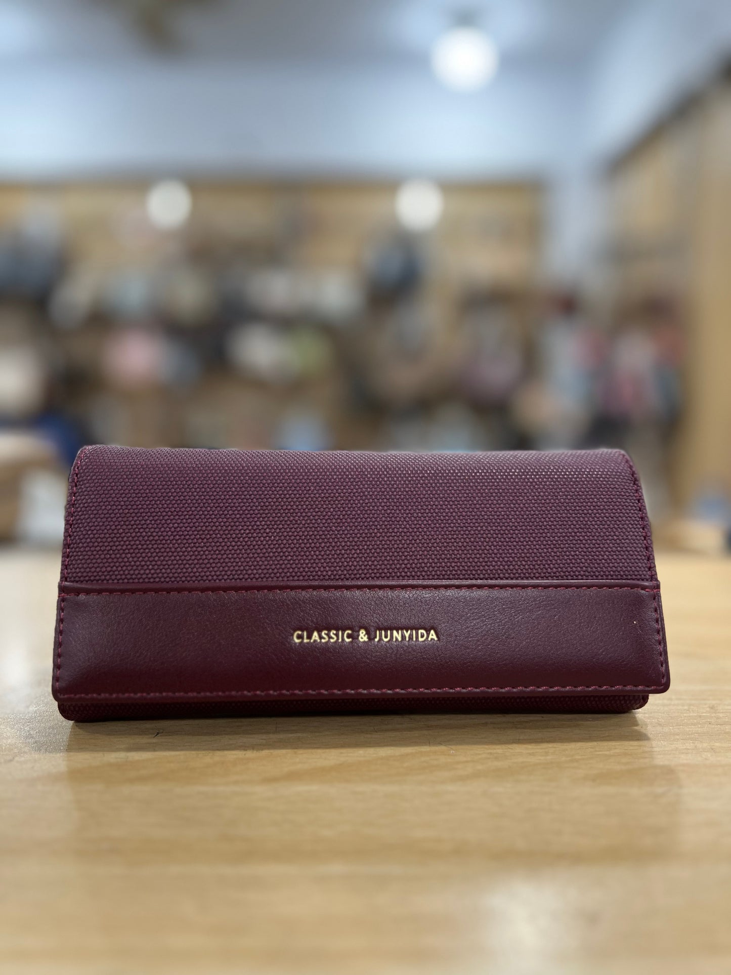 Elegant Flap Long Wallet for Women – Premium Textured Clutch Wallet
