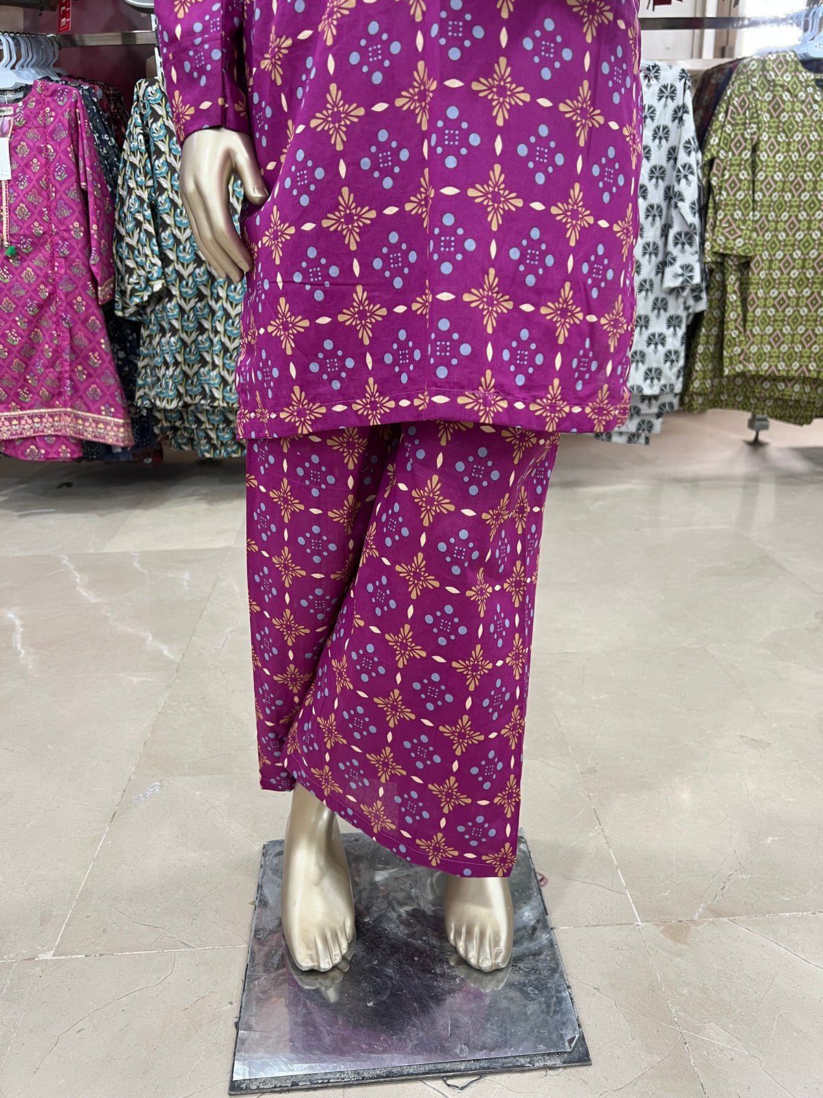 Girls’ Cotton Co-Ord Set – Flapper-Style Trousers