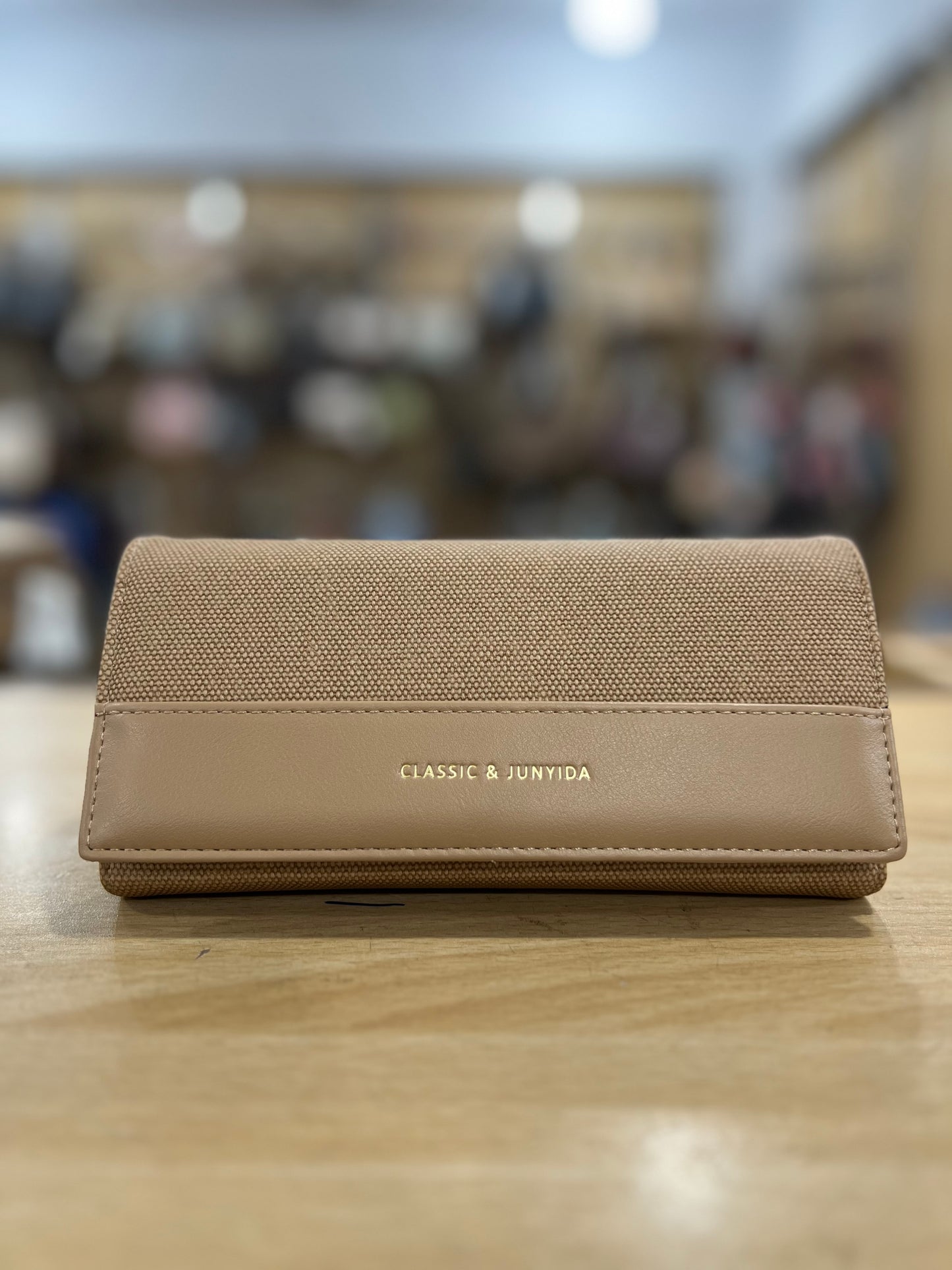 Elegant Flap Long Wallet for Women – Premium Textured Clutch Wallet