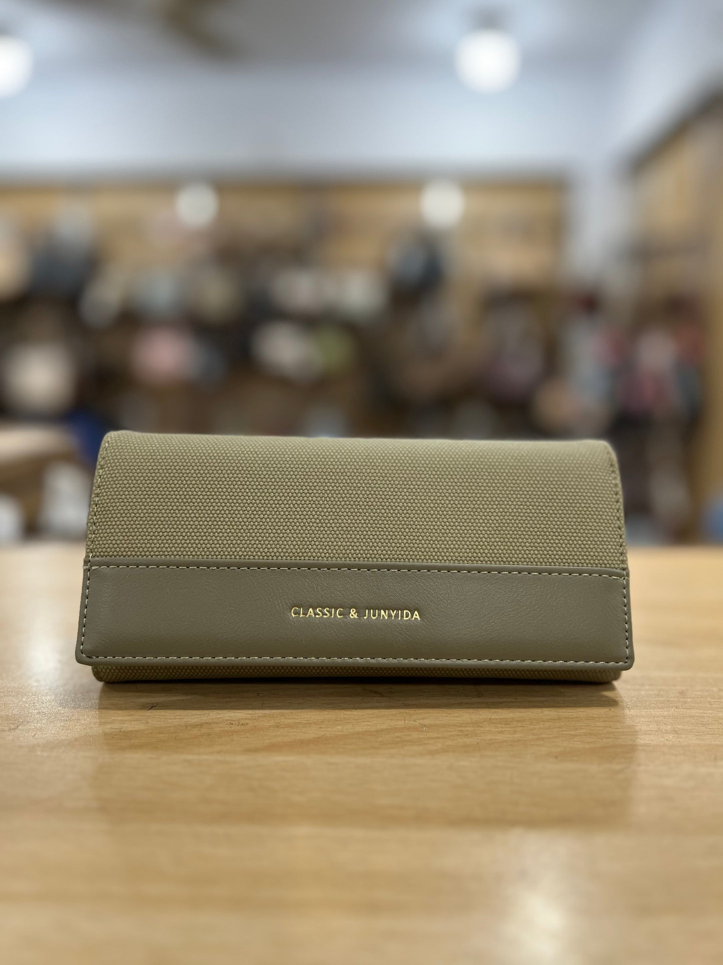 Elegant Flap Long Wallet for Women – Premium Textured Clutch Wallet