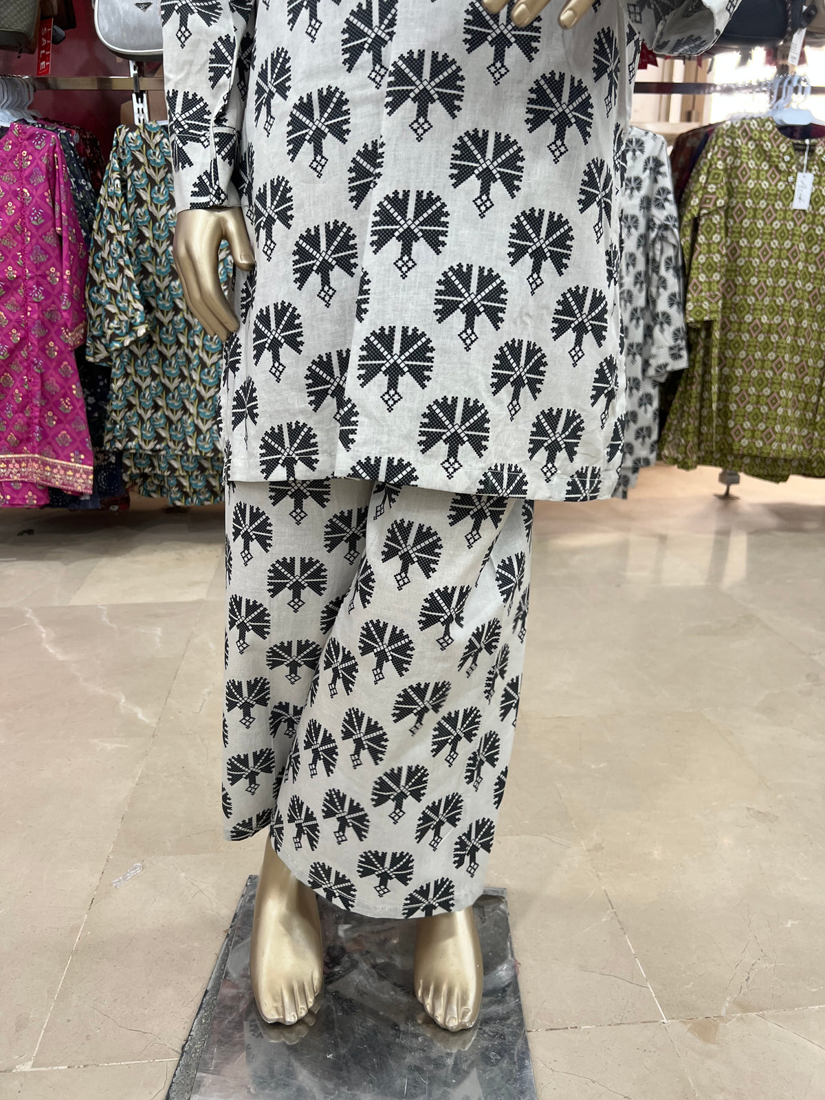 Girls’ Cotton Co-Ord Set – Flapper-Style Trousers