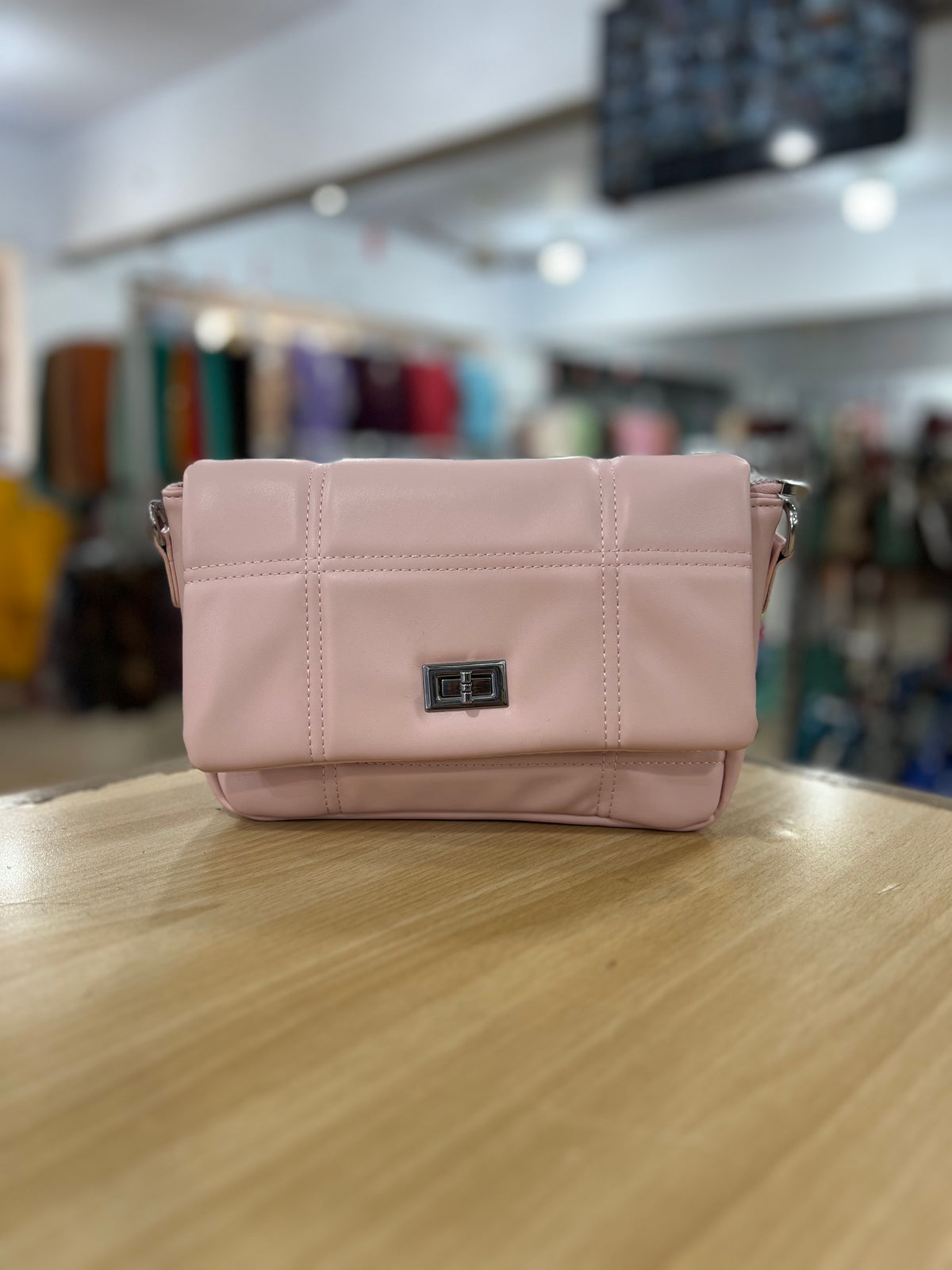 Soft Touch Crossbody Bag with Dual Belts