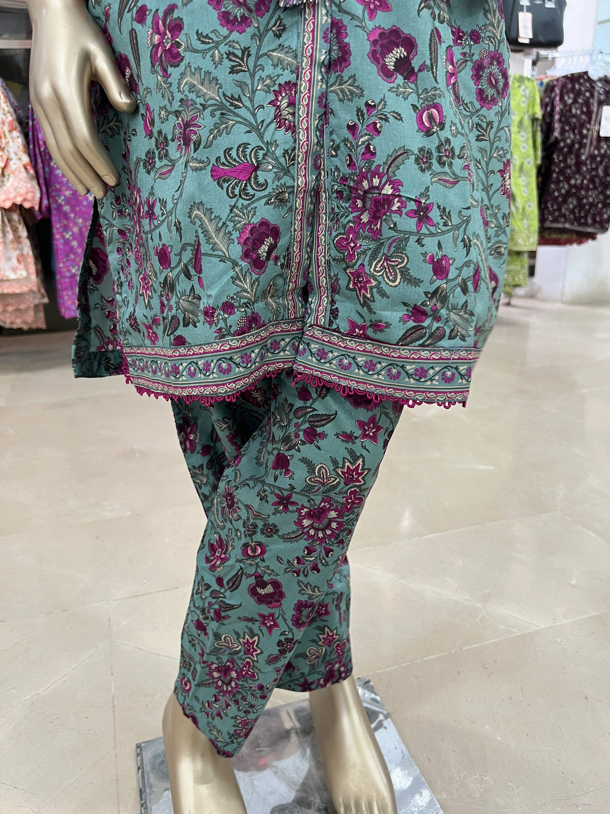 Bin Saeed Original Lawn Printed 2-Piece Suit – Girls Collection
