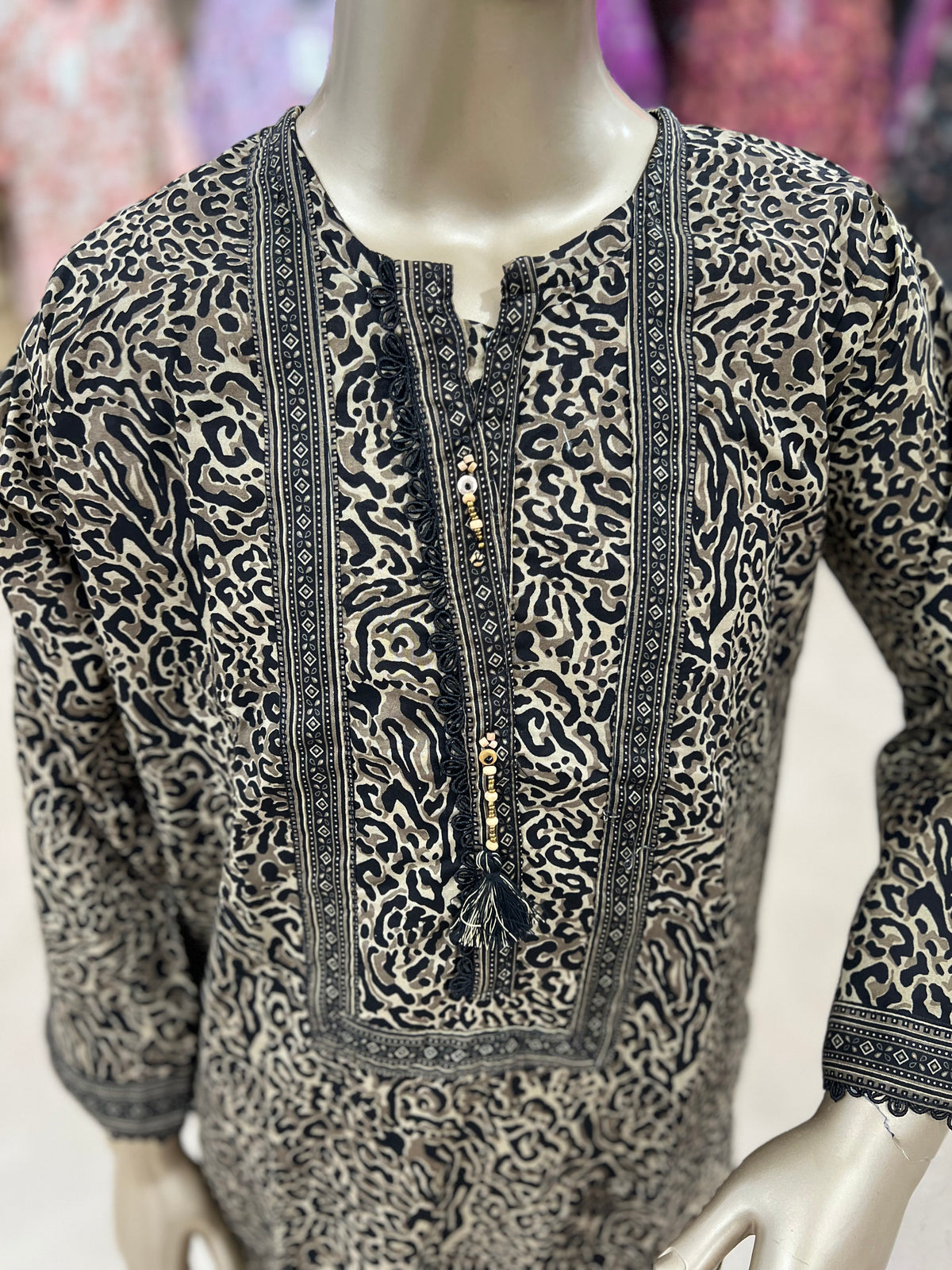 Printed Lawn 2-Piece Suit for Girls – 100% Bin Saeed Lawn
