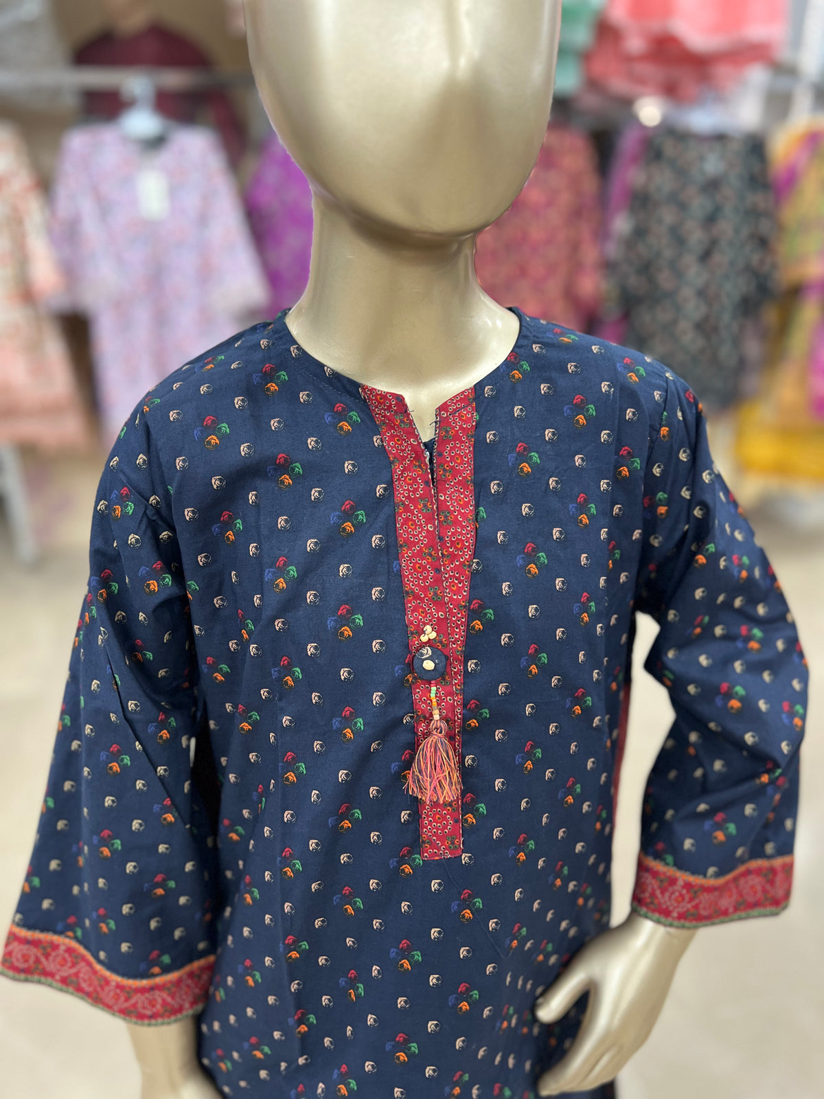 Printed 2-Piece Lawn Suit for Girls – Elegant Printed Design