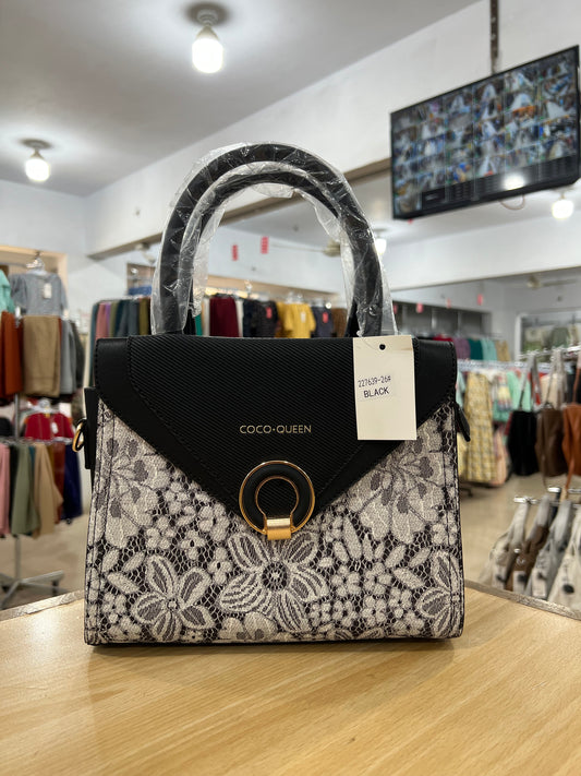 China Imported Elegant Floral Handbag