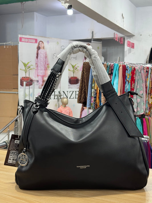 Premium Large Shoulder Bag with Long Adjustable Belt