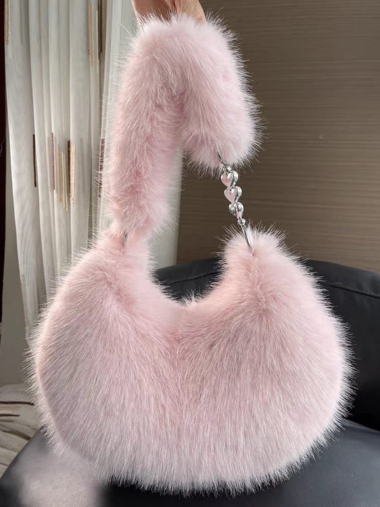 FURRY SHOULDER BAG