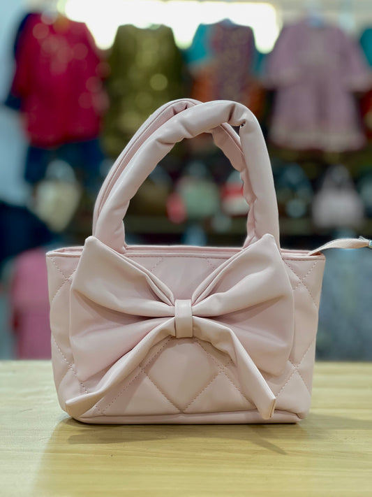 Elegant Bow Style Bag with Adjustable Long Strap