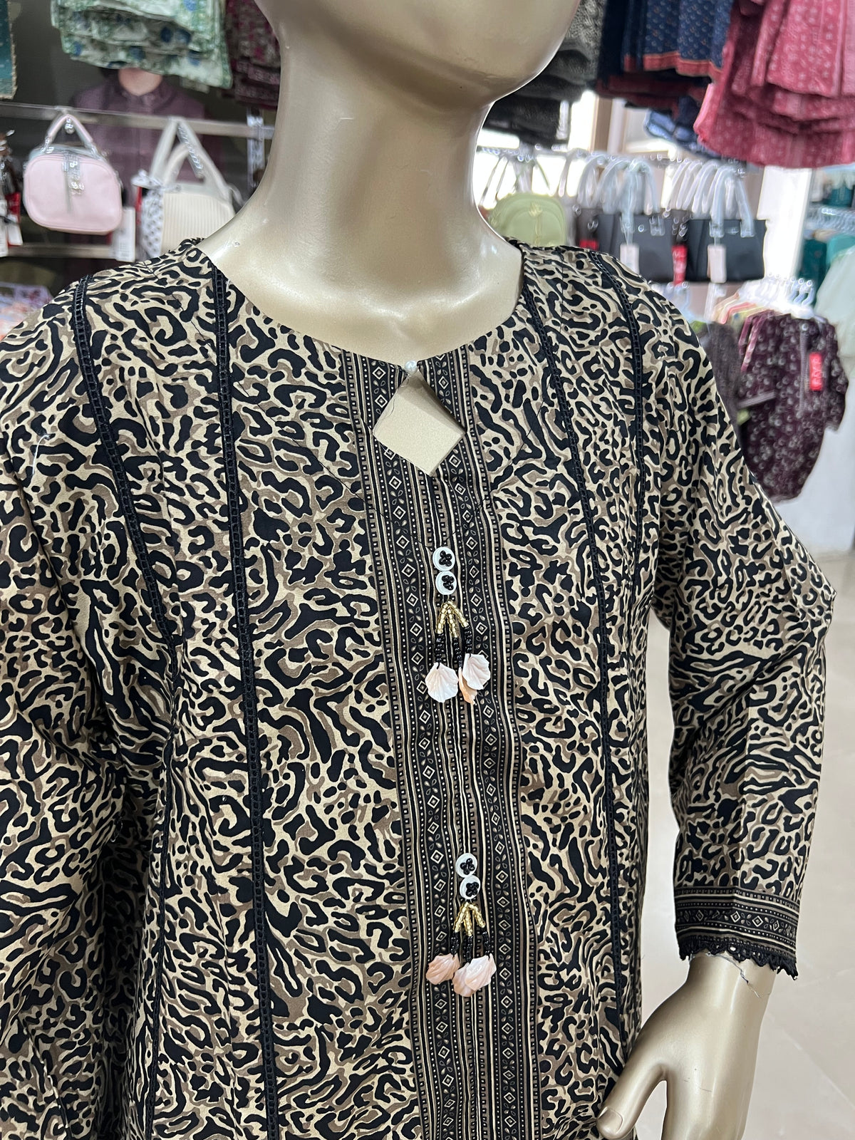 Bin Saeed Original Lawn Printed 2-Piece Girls Suit – Air Line Frock
