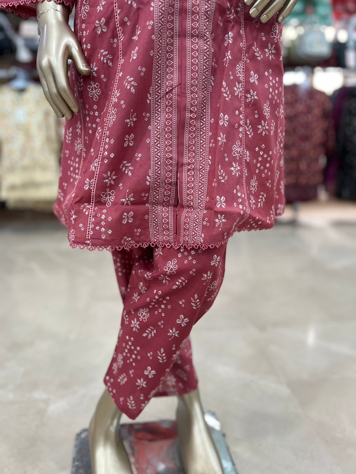Girls Printed Airline Frock 2-Piece Suit – Original Bin Saeed Lawn