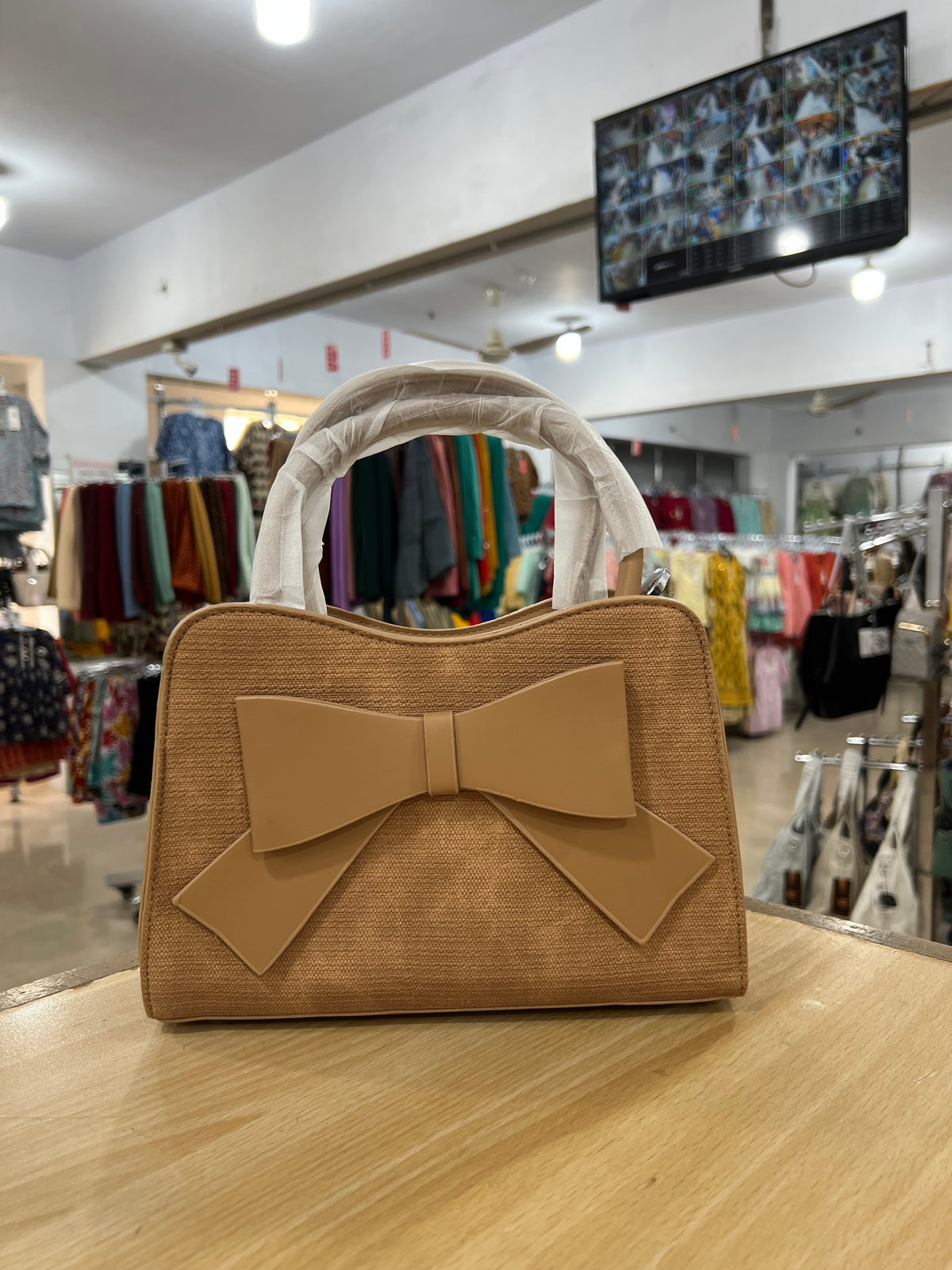 China Imported Bow Design Handbag