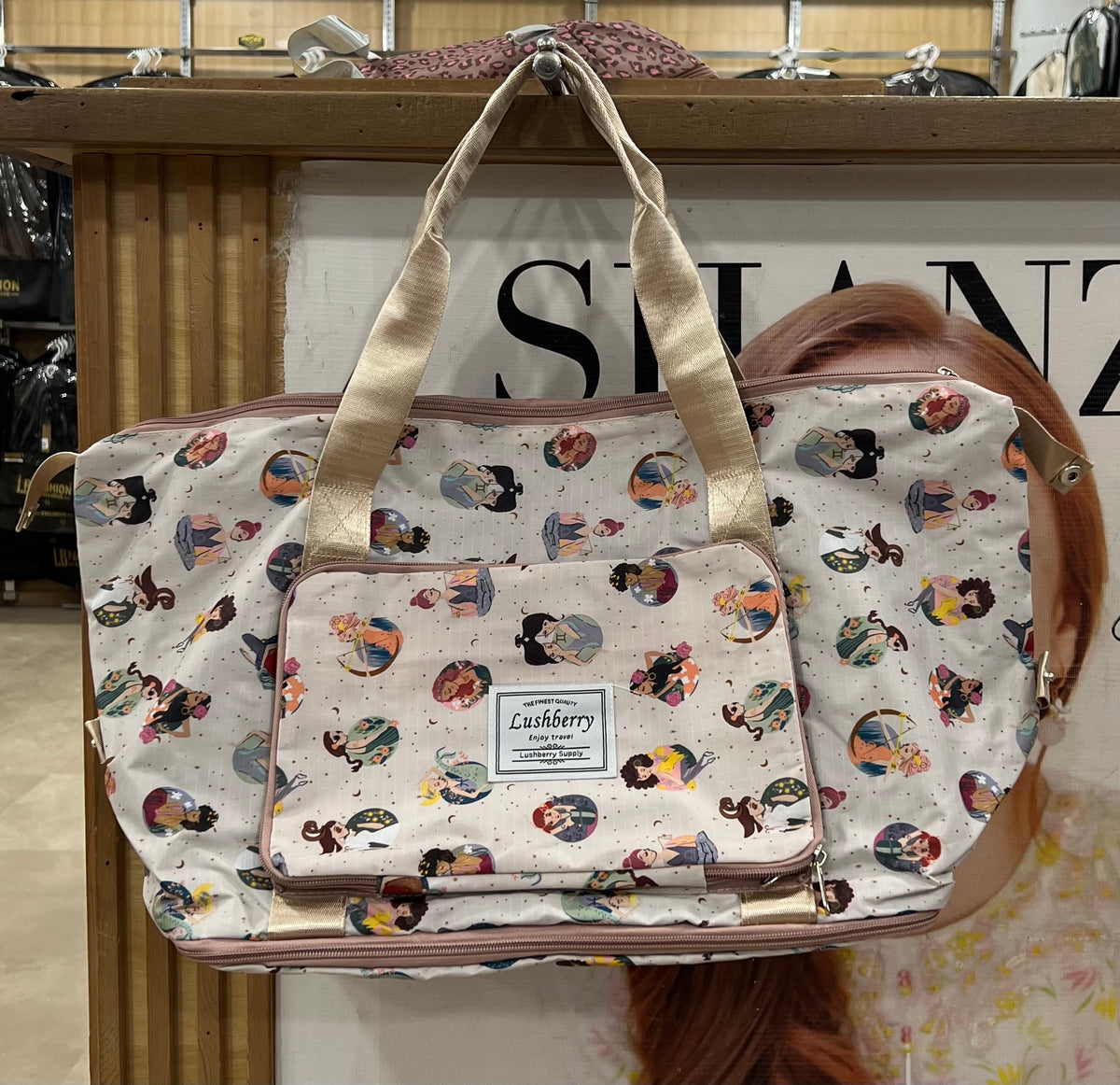 Stylish Parachute Fabric Mother Bag & Travel Bag