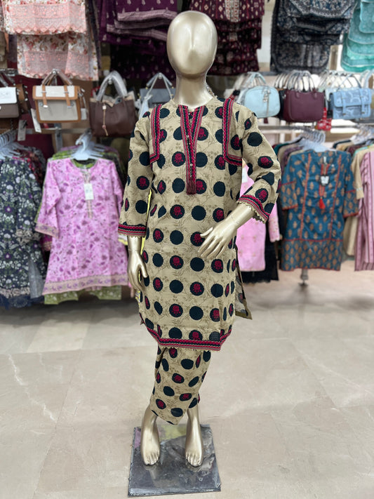 Bin Saeed Khaddar 2-Piece Suit – Printed Collection