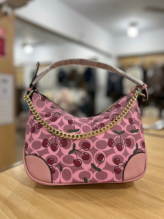 China Imported Cherry Print Shoulder Bag –