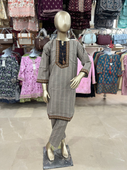 Bin Saeed Khaddar 2-Piece Suit – Printed Collection