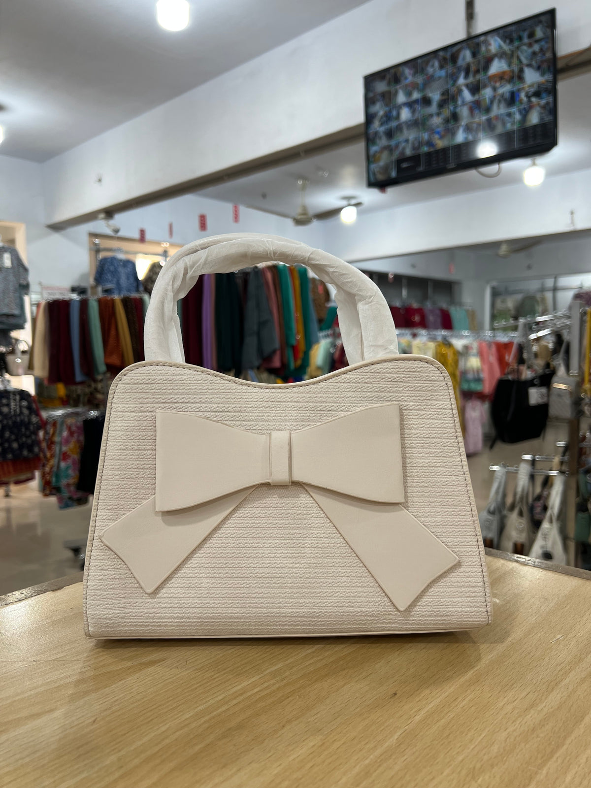 China Imported Bow Design Handbag