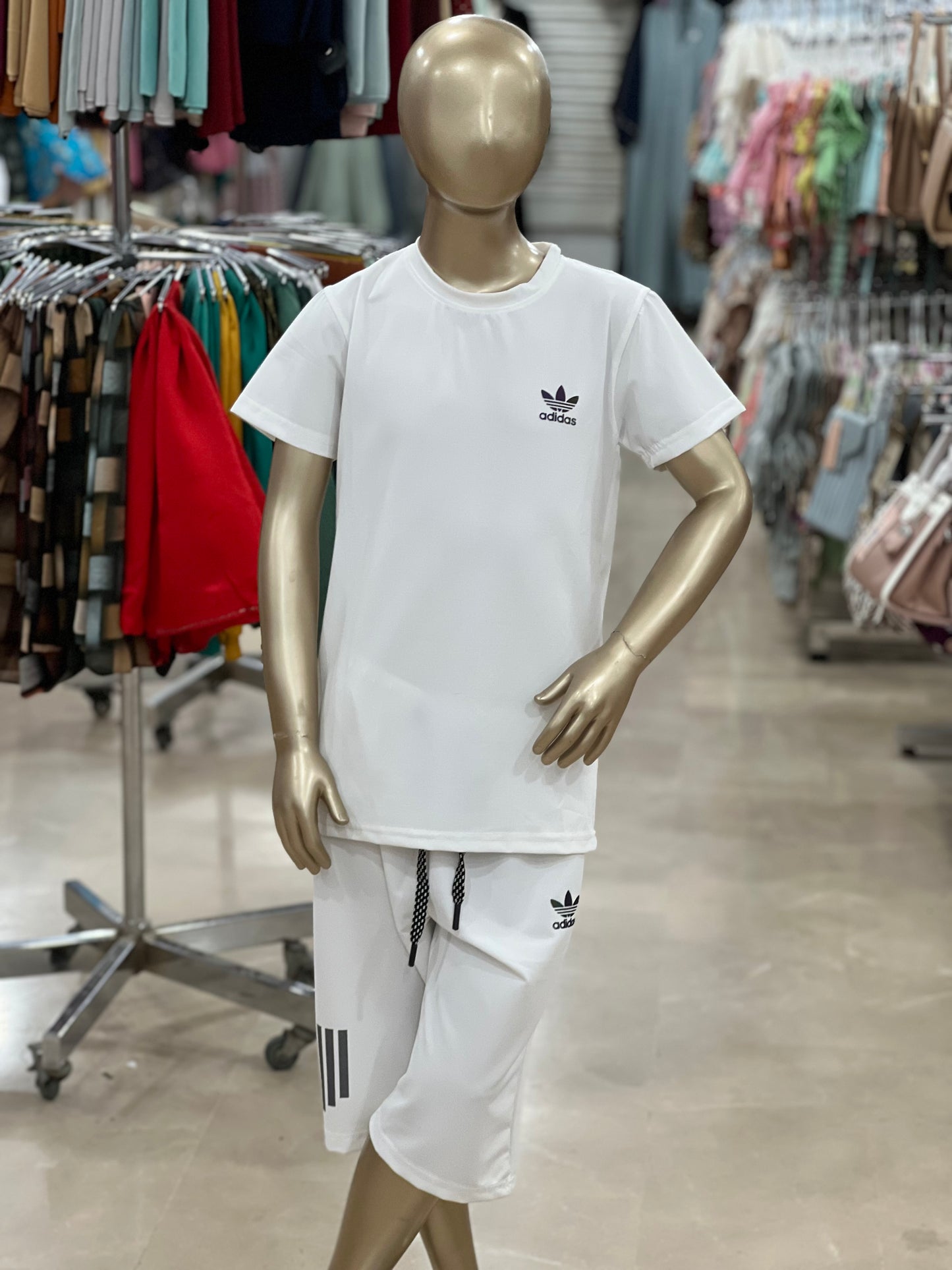 Boys Premium 2-Piece Casual Sports Suit – Half Sleeve T-Shirt & Knee-Length Shorts