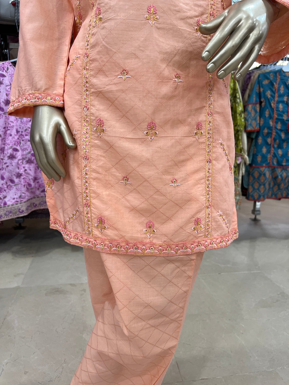 Lawn Embroidered 3-Piece Suit with Dupatta