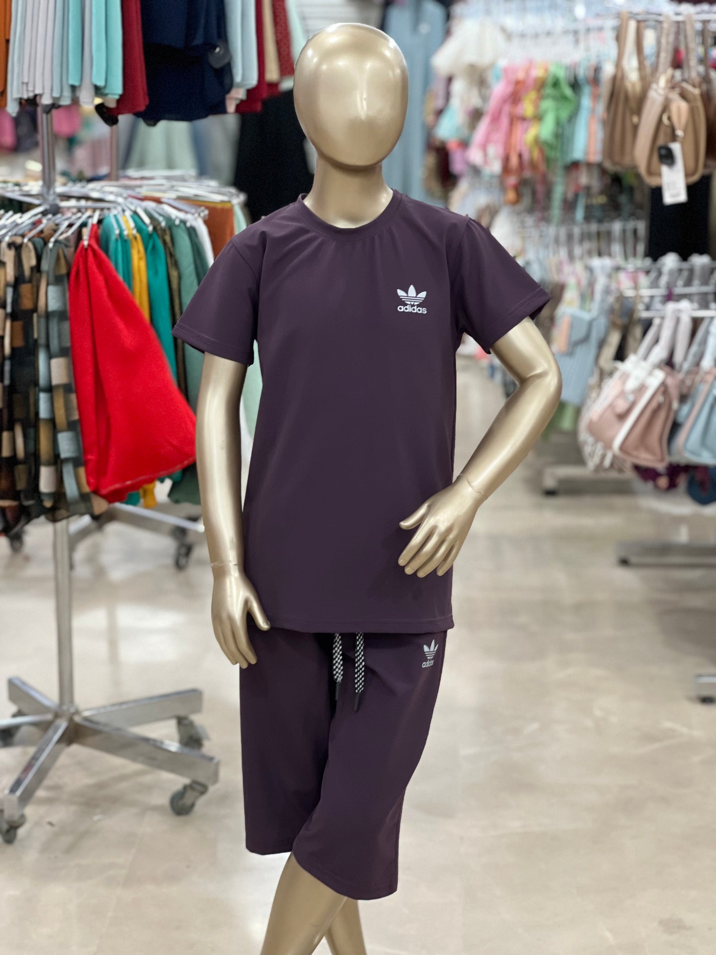 Boys Premium 2-Piece Casual Sports Suit – Half Sleeve T-Shirt & Knee-Length Shorts