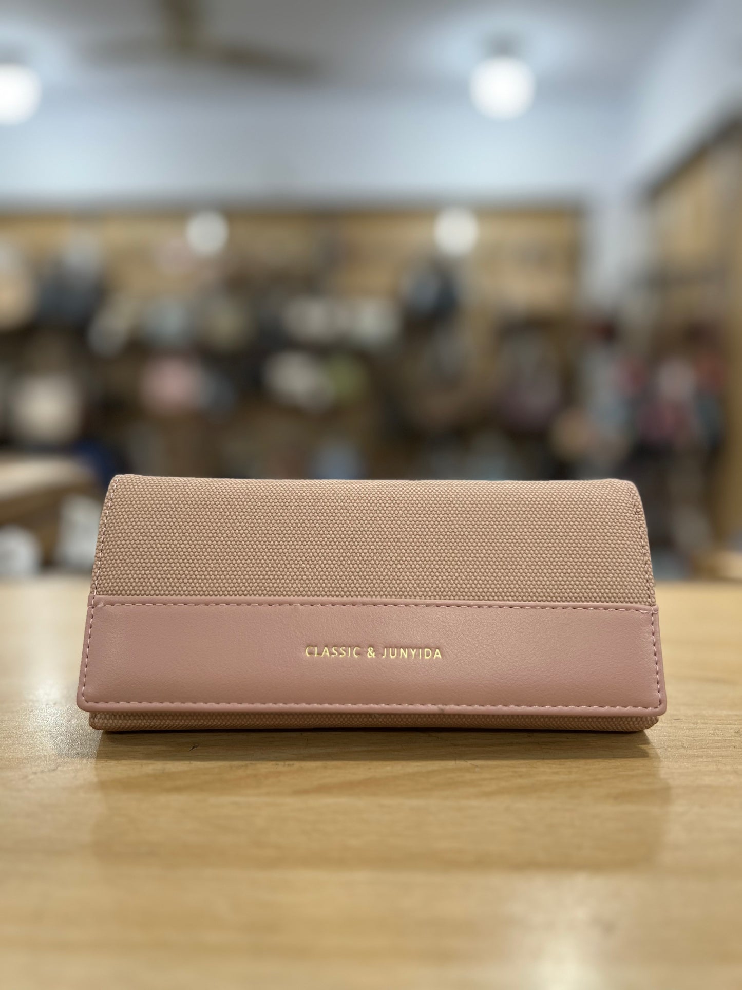 Elegant Flap Long Wallet for Women – Premium Textured Clutch Wallet